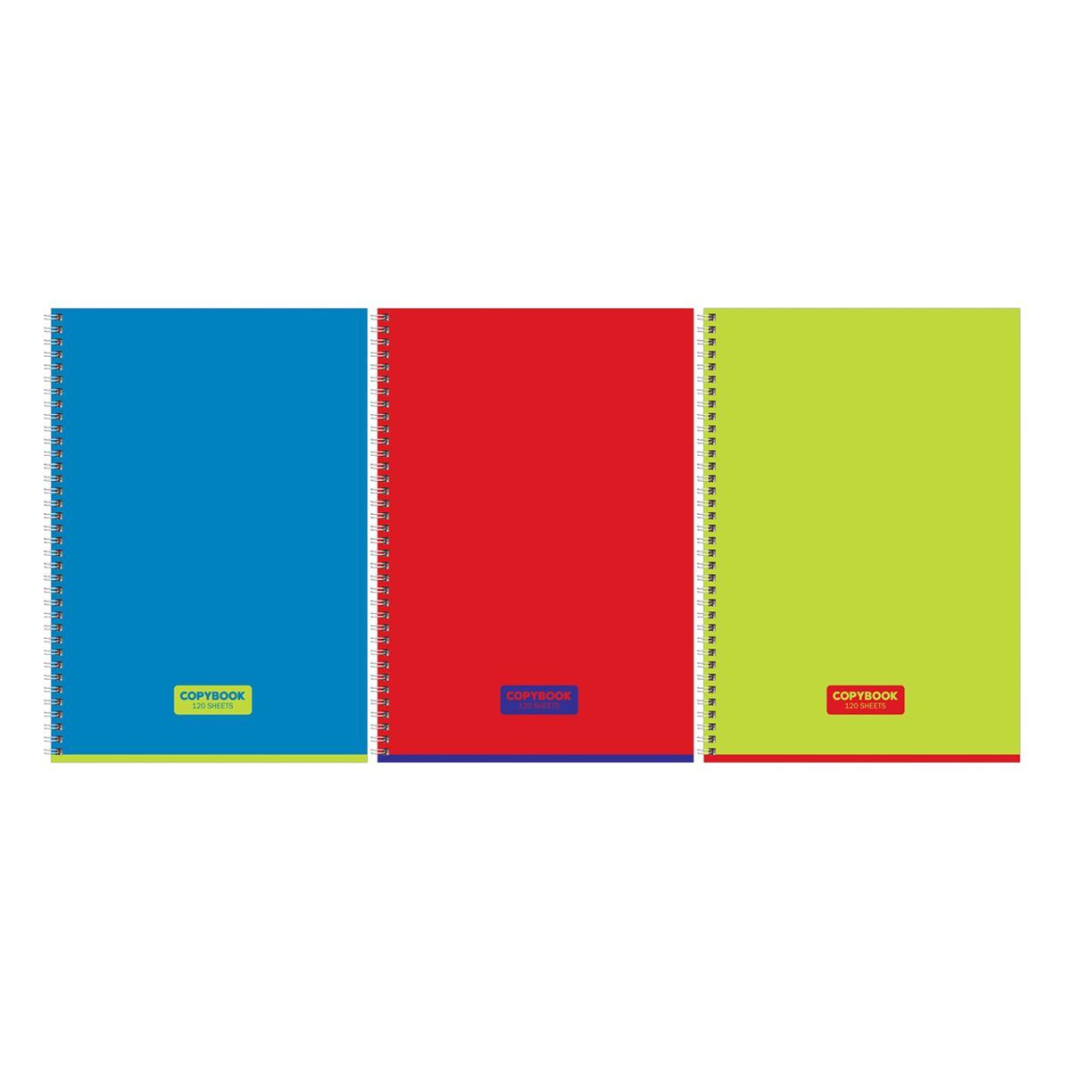 Тетрадь 120л., А4, клетка, на гребне BG "Copybook", глянцевая ламинация РОССИЯ BG БиДжи  ТНВЭД 4820200000