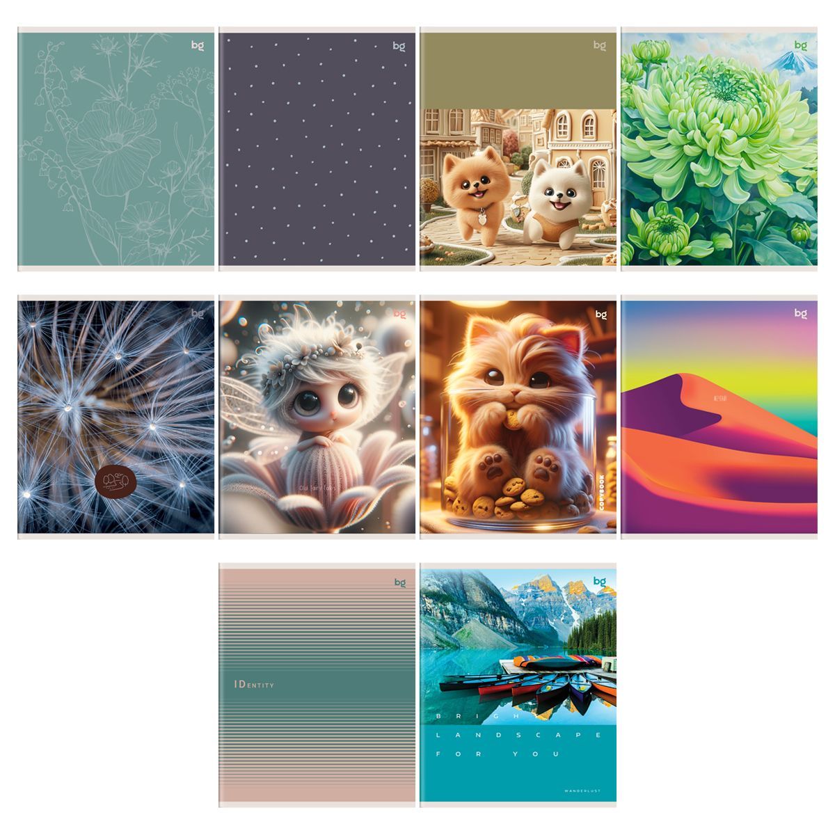 Тетрадь 48л., А5, линия BG "Mix-10. девочки", эконом РОССИЯ BG БиДжи  ТНВЭД 4820200000