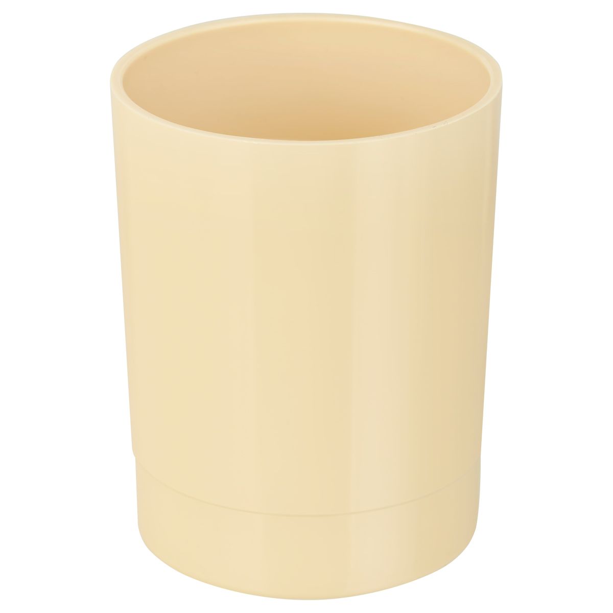 Подставка-стакан СТАММ "Лидер", пластиковая, круглая, бежевая РОССИЯ СТАММ СТАММ  ТНВЭД 3926100000