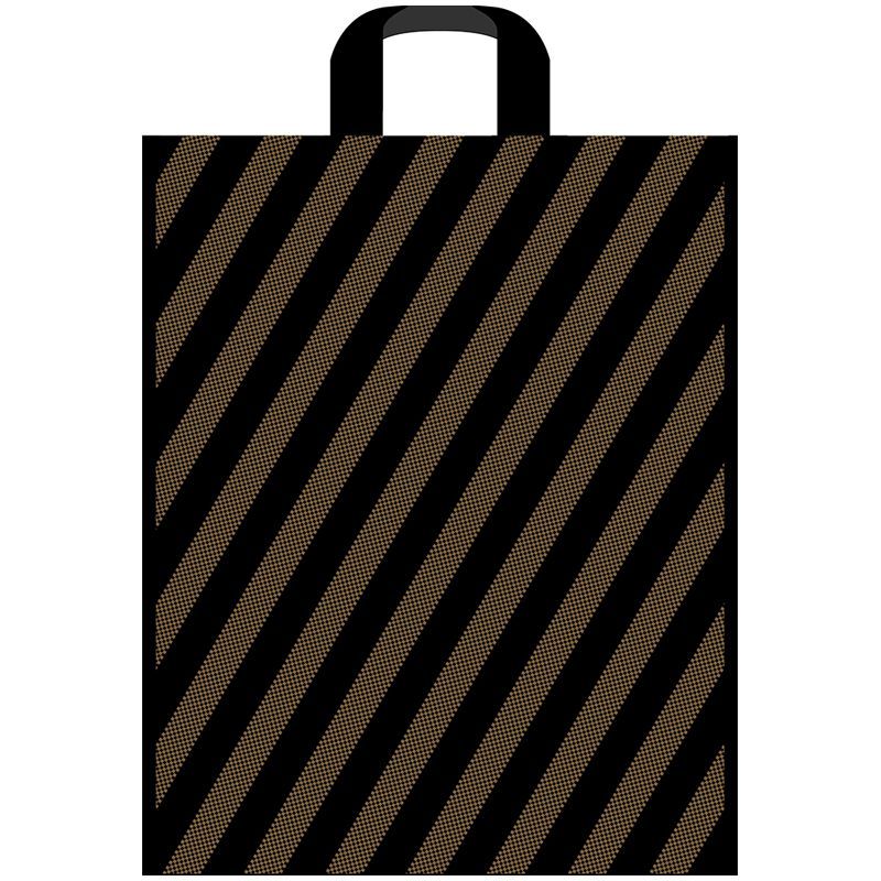 Пакет с петлевой ручкой Артпласт "Полоса", 38*45+3см, 45мкм РОССИЯ АртПласт АртПласт  ТНВЭД 3923299000