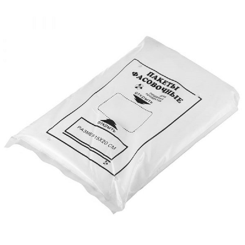 Пакет фасовочный ПНД 15*20(6)  в пластахарт 45072 ФНД05360