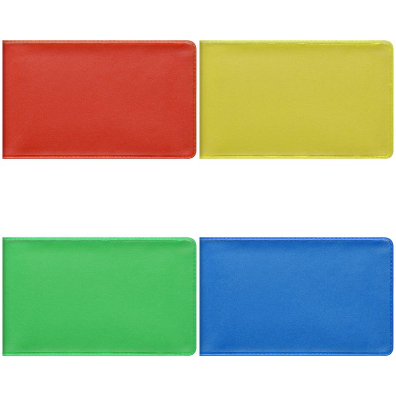 Визитница карманная OfficeSpace на 20 визиток, 65*110мм, ПВХ, ассорти РОССИЯ OfficeSpace Спейс  ТНВЭД 4202321000