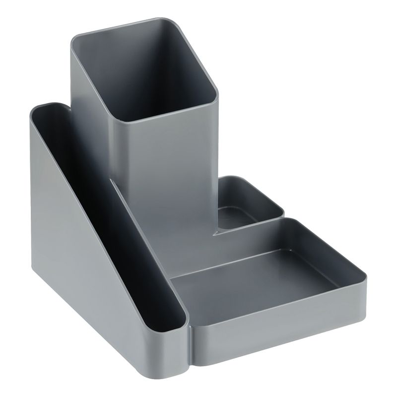 Настольная подставка СТАММ "Имидж", пластиковая, серая РОССИЯ СТАММ СТАММ  ТНВЭД 3926100000