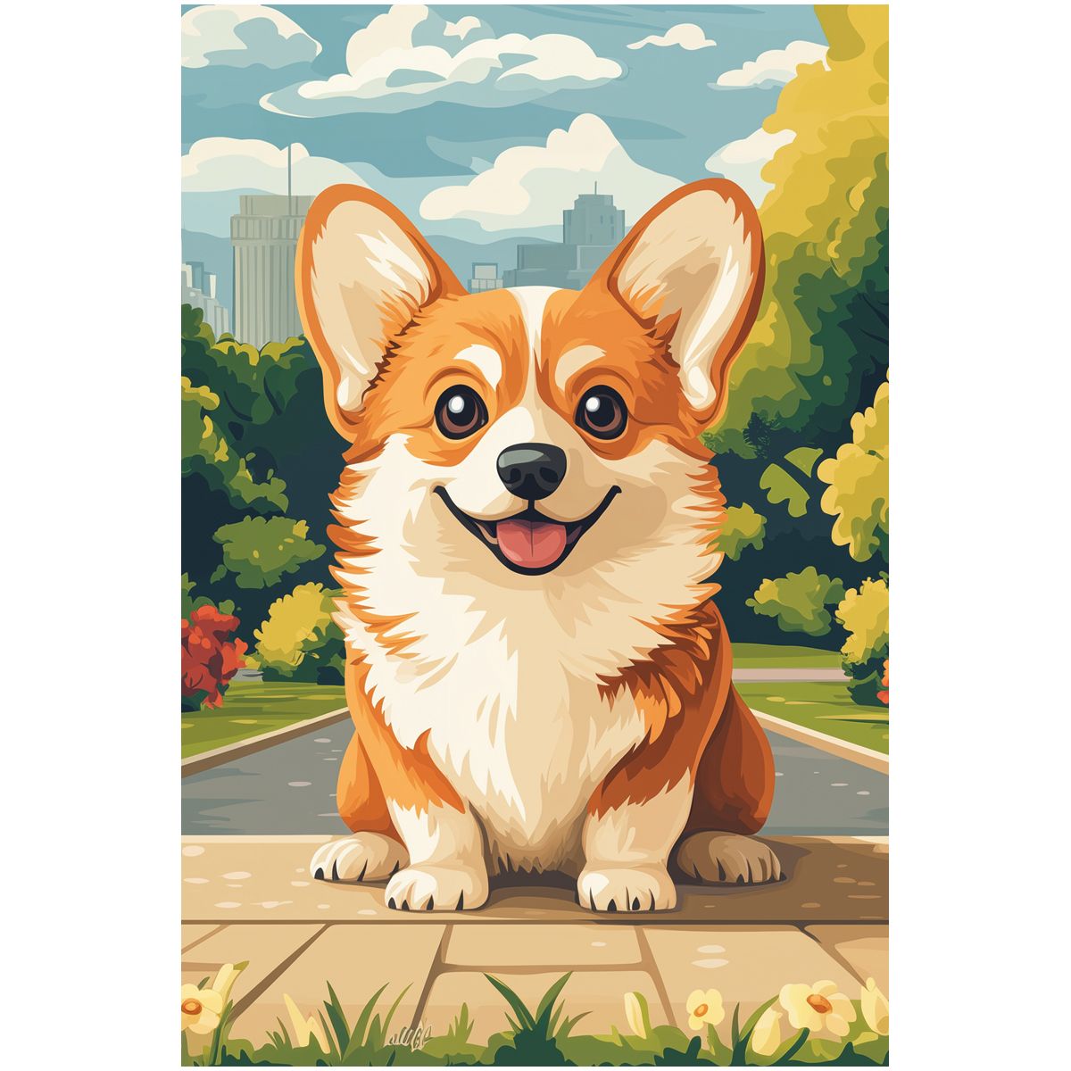 Пазл  24 эл. Maxi ТРИ СОВЫ "Корги в парке"РОССИЯ ТРИ СОВЫ ТРИ СОВЫ  ТНВЭД 9503006900