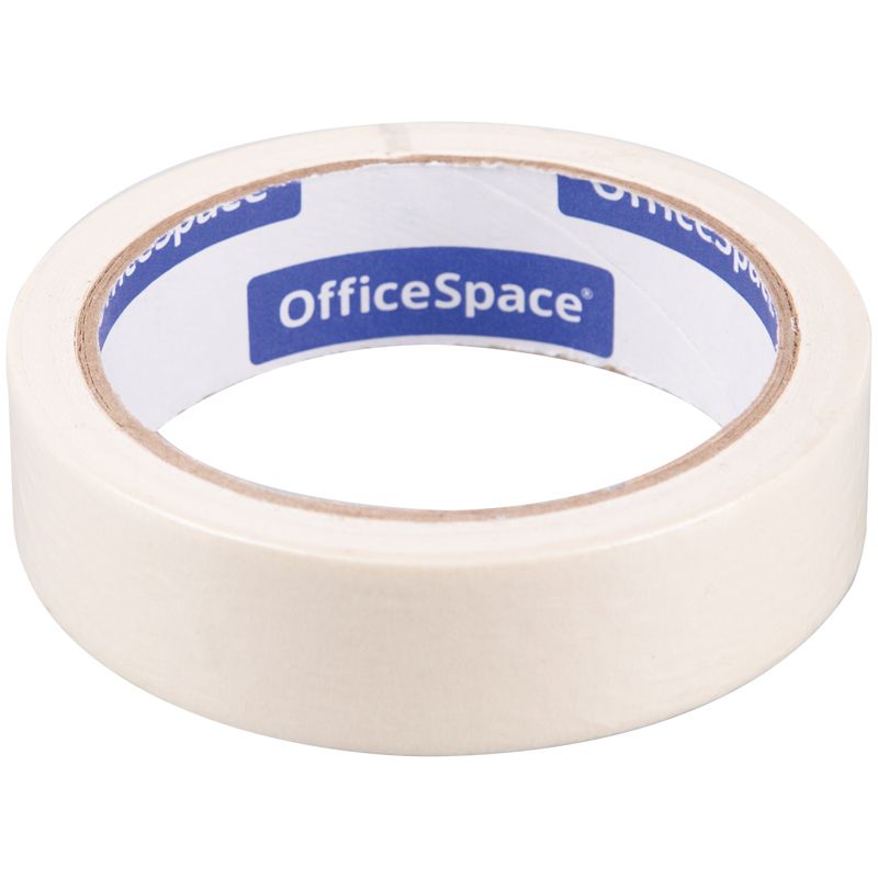 Клейкая лента малярная OfficeSpace, 25мм*25м, ШКРОССИЯ OfficeSpace Спейс  ТНВЭД 4811412000
