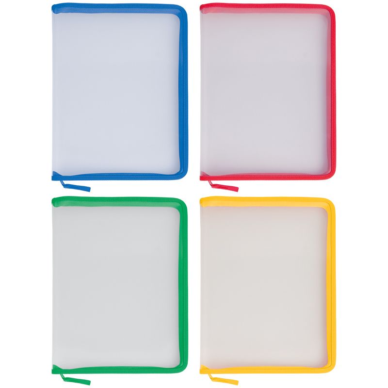 Папка на молнии Berlingo, А4, 500мкм, прозрачная,ассорти РОССИЯ Berlingo BERLINGO_  ТНВЭД 3926100000