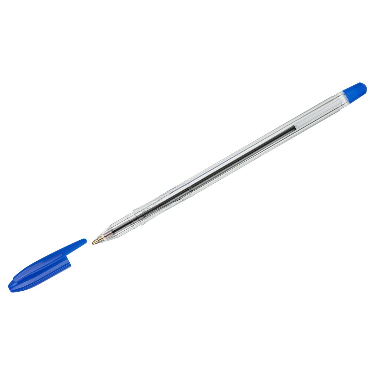 Ручка шариковая СТАММ "Вега" синяя, 1,0ммРОССИЯ СТАММ СТАММ  ТНВЭД 9608101000