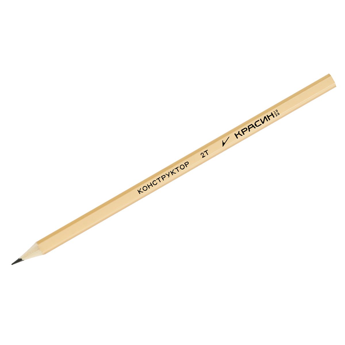 Карандаш ч/г Красин "Конструктор" 2Т (2H) шестигран., заточен. РОССИЯ Красин Красин  ТНВЭД 9609101000