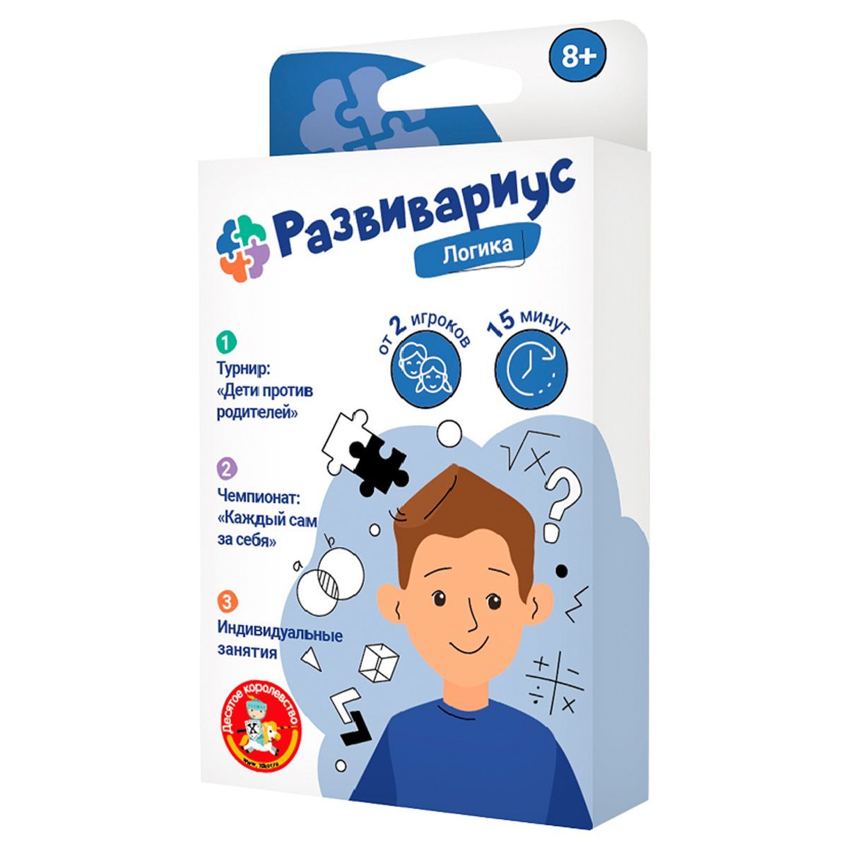 Игра настольная Десятое королевство "Развивариус.Логика", картонная коробка РОССИЯ Десятое королевство Десятое королевство  ТНВЭД 9503007000