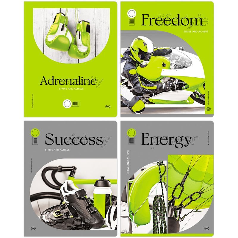 Тетрадь 48л., А5, клетка BG "Моя энергия"РОССИЯ BG БиДжи  ТНВЭД 4820200000