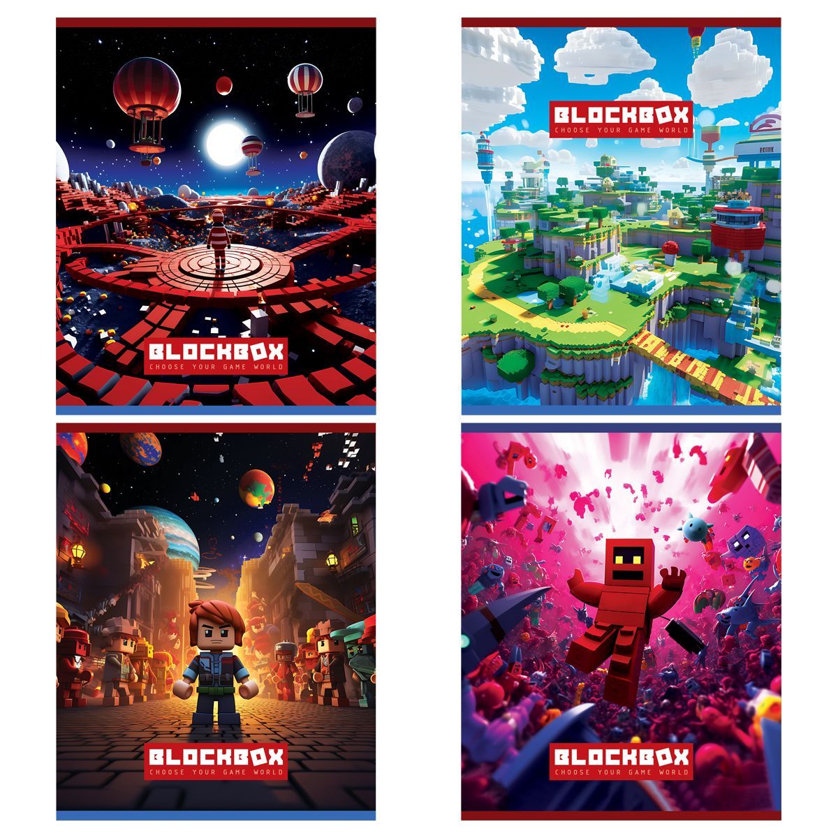 Тетрадь 96л., А5, клетка, на гребне BG "Игровой мир", глянцевая ламинация РОССИЯ BG БиДжи  ТНВЭД 4820200000