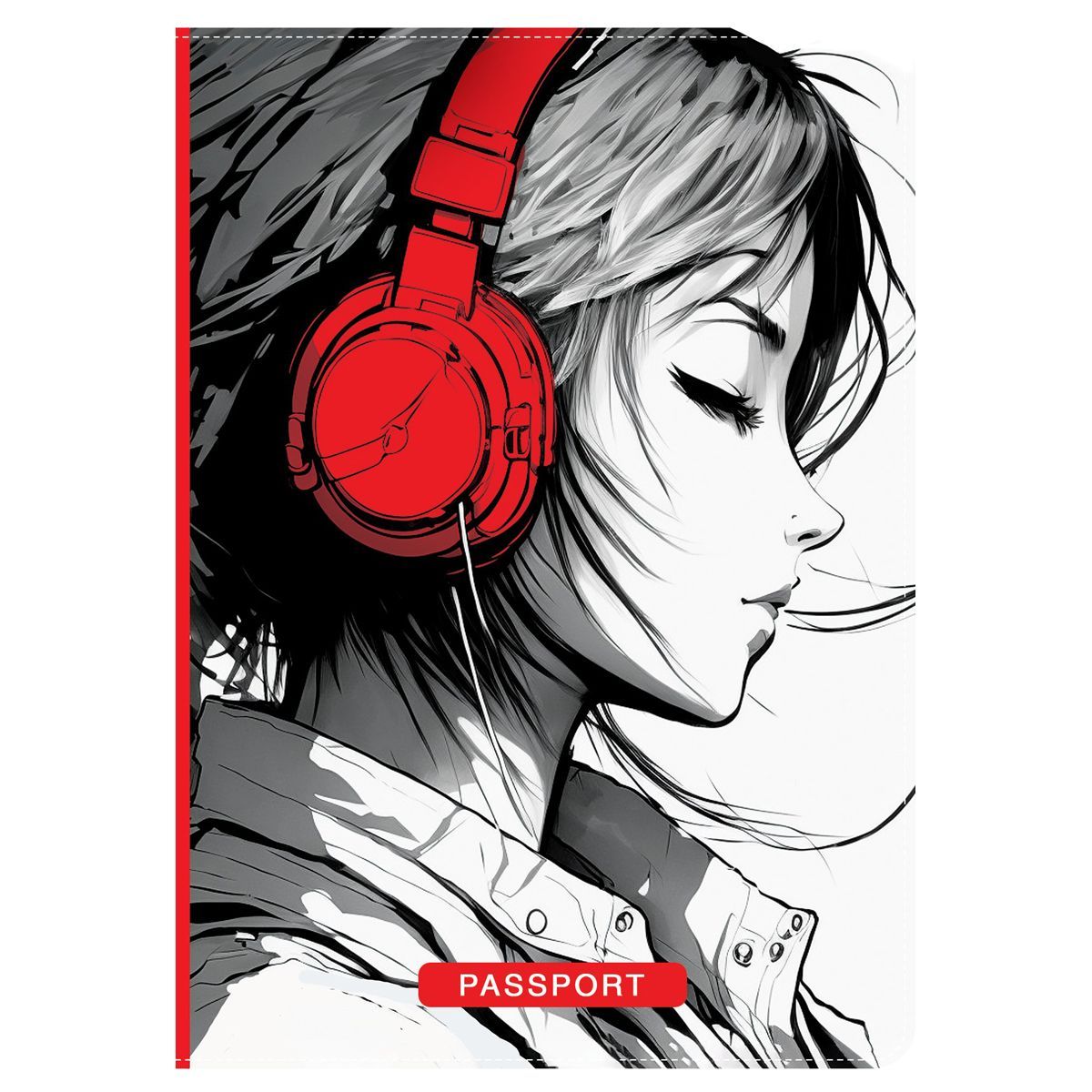 Обложка для паспорта MESHU "My Sound Kawaii", ПВХ,2 кармана РОССИЯ MESHU MESHU  ТНВЭД 3926100000