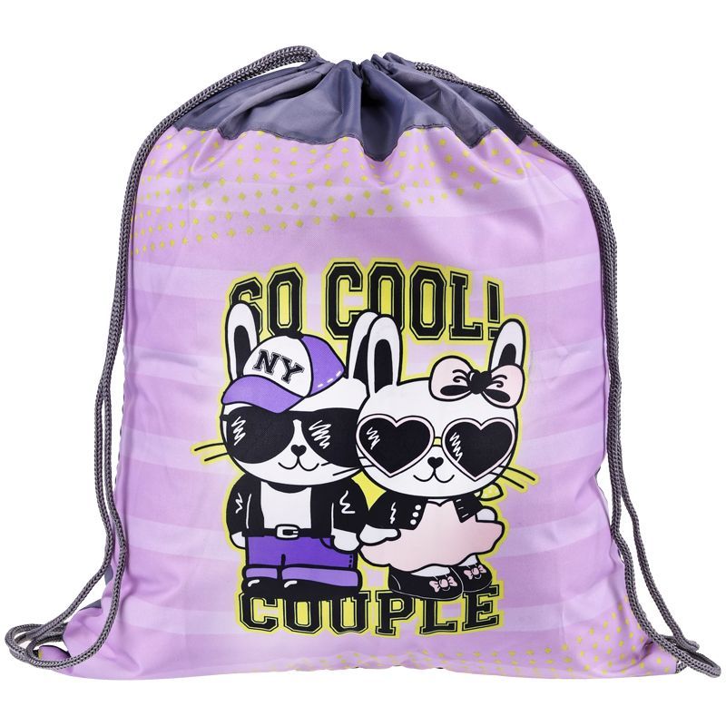 Мешок для обуви 1 отделение ArtSpace "Cool couple", 350*430мм РОССИЯ ArtSpace Спейс  ТНВЭД 4202929100