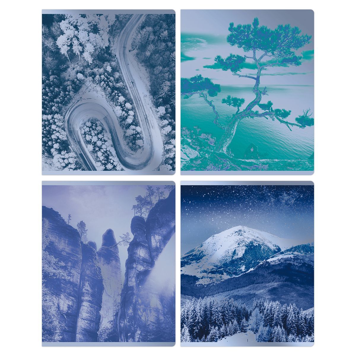 Тетрадь 48л., А5, клетка BG "В неизведанное", металлизированный пантон РОССИЯ BG БиДжи  ТНВЭД 4820200000