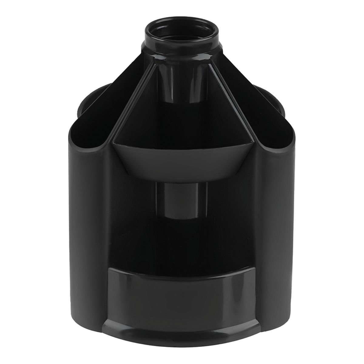 Настольная подставка СТАММ "Mini Desk", пластиковая, вращающаяся, черная РОССИЯ СТАММ СТАММ  ТНВЭД 3926100000