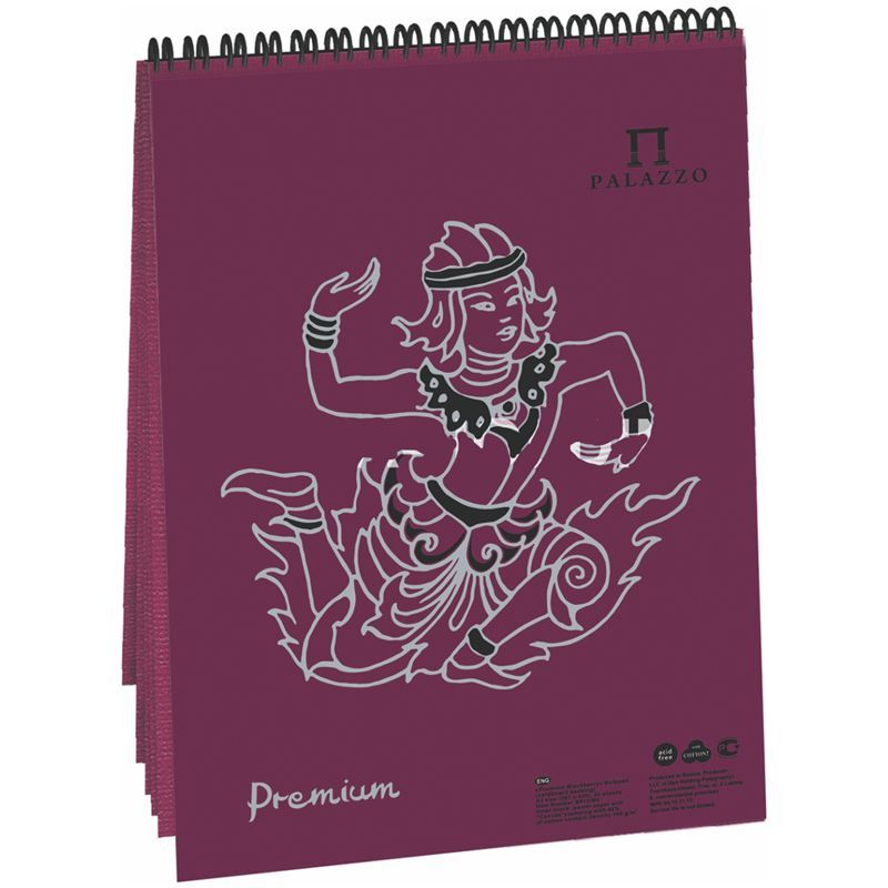 Блокнот для пастели 30л. А4 на гребне Лилия Холдинг " Blackberry", ежевичный, 160г/м2, холст РОССИЯ Лилия Холдинг Лилия Холдинг  ТНВЭД 4820900000