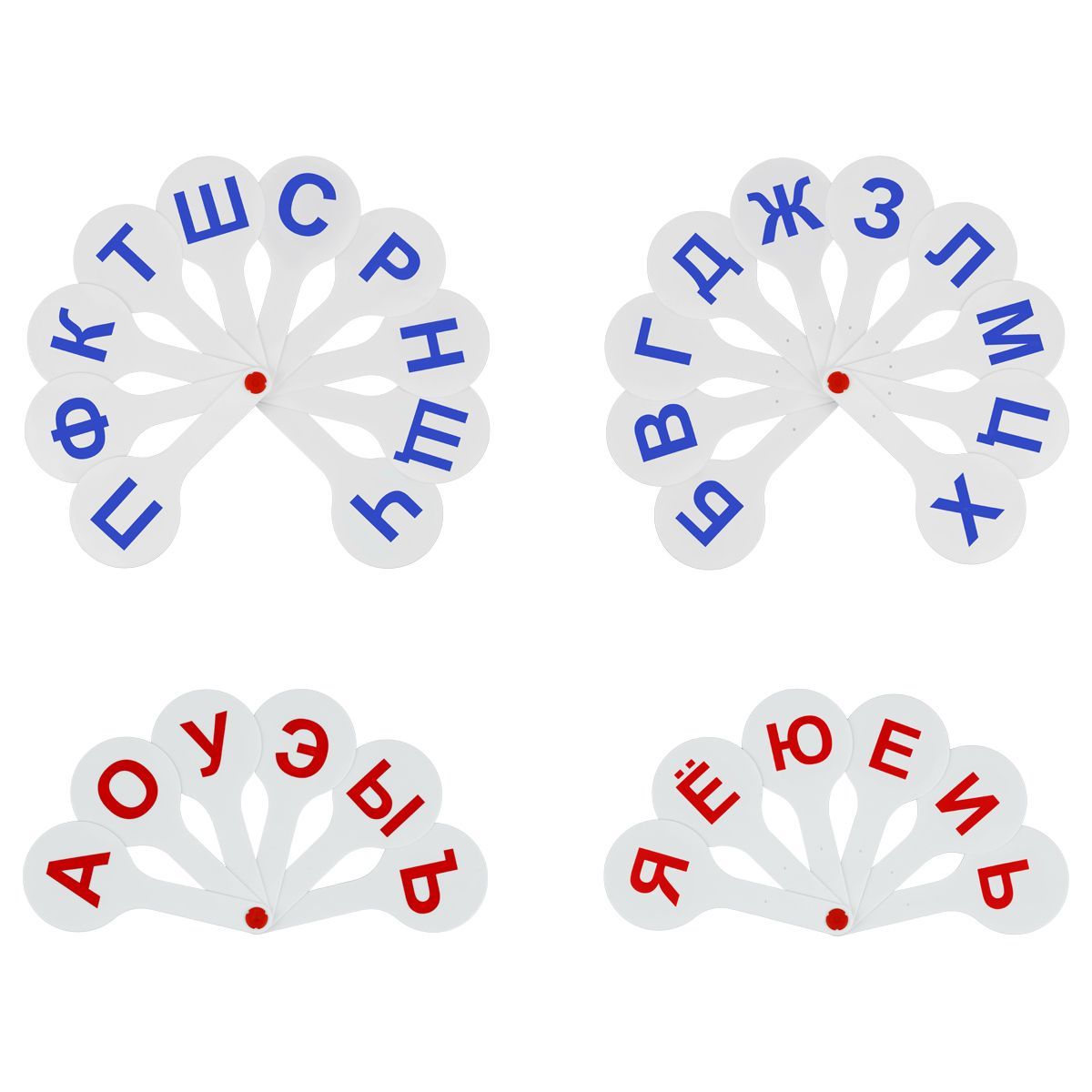Набор веер-касс гласные + согласные буквы, СТАММРОССИЯ СТАММ СТАММ  ТНВЭД 3926100000