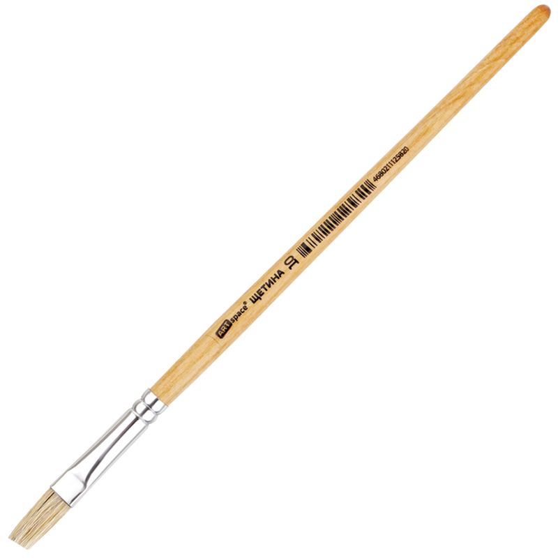 Кисть щетина, ArtSpace, плоская №10, пакет, европодвес КИТАЙ ArtSpace Спейс 10702070/300623/3268623/1 ТНВЭД 9603301000