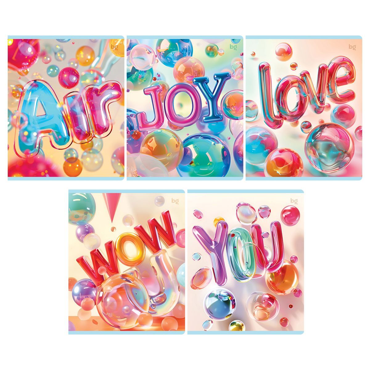 Тетрадь 48л., А5, клетка BG "Воздух", выб. лакРОССИЯ BG БиДжи  ТНВЭД 4820200000