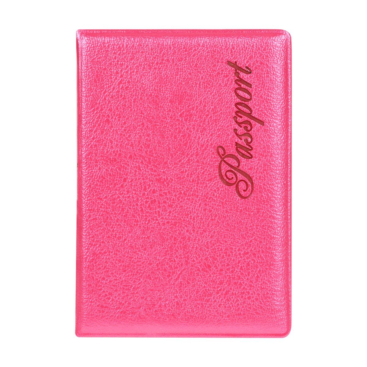 Обложка для паспорта OfficeSpace "Fusion" мягкий полиуретан, малиновая, тиснение РОССИЯ OfficeSpace Спейс  ТНВЭД 4202321000