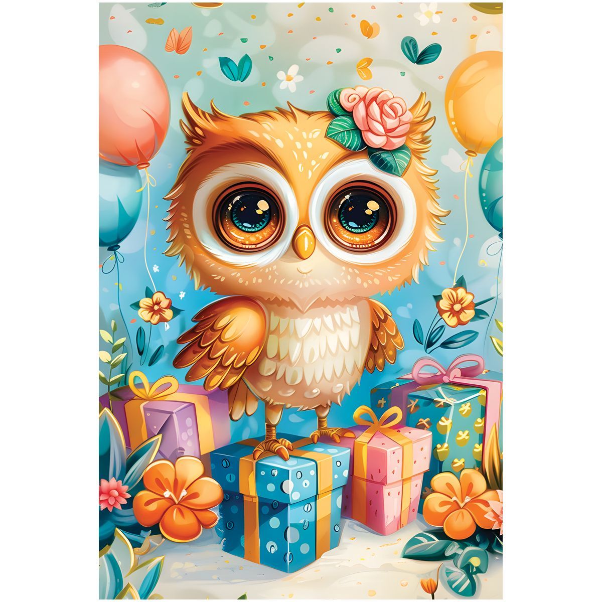 Пазл  24 эл. Maxi ТРИ СОВЫ "Сова с подарками"РОССИЯ ТРИ СОВЫ ТРИ СОВЫ  ТНВЭД 9503006900