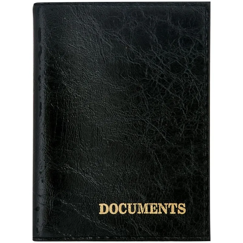 Обложка для автодокументов OfficeSpace экокожа, черный РОССИЯ OfficeSpace Спейс  ТНВЭД 4202310000
