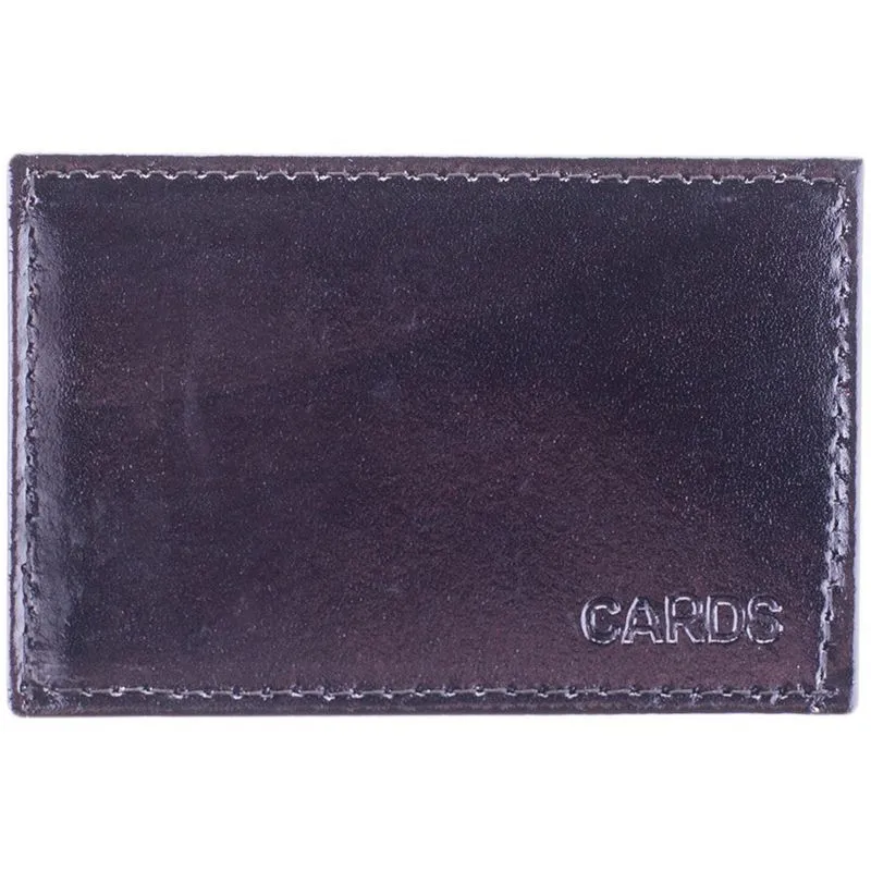 Обложка-карман для карт и пропусков OfficeSpace, 95*65мм, кожа тип 2, ассорти РОССИЯ OfficeSpace Спейс  ТНВЭД 4202310000