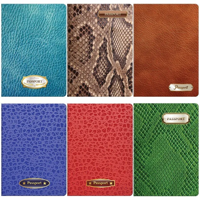 Обложка для паспорта OfficeSpace фотопечать, ПВХ,"Текстура" ассорти РОССИЯ OfficeSpace Спейс  ТНВЭД 4202321000